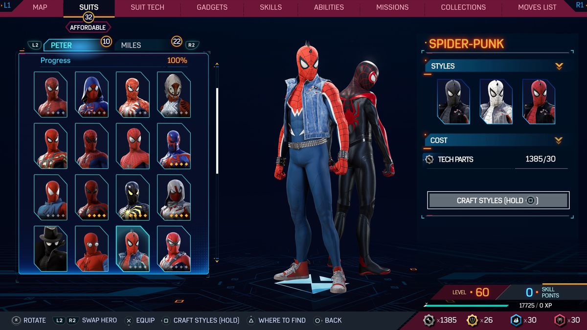 The Spider-Punk Suit