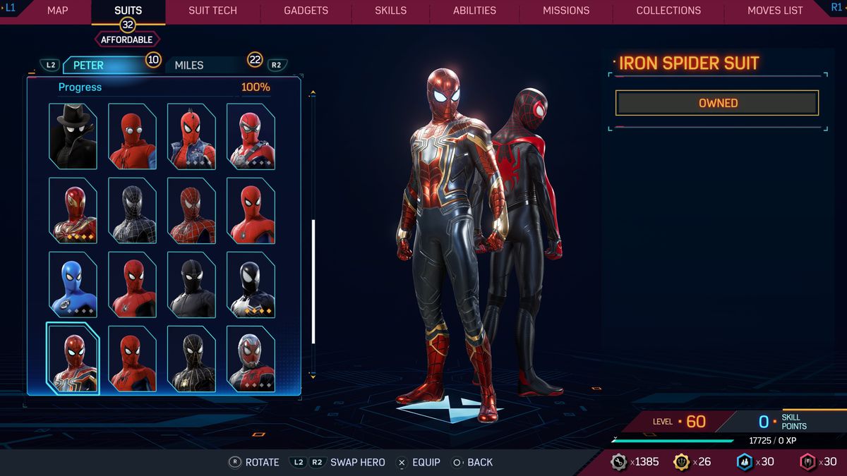 The Iron Spider Suit